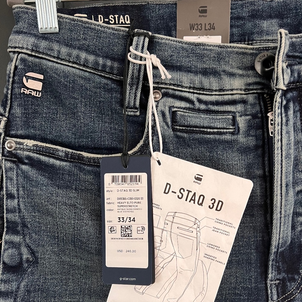 G-Star RAW Jeans NWT